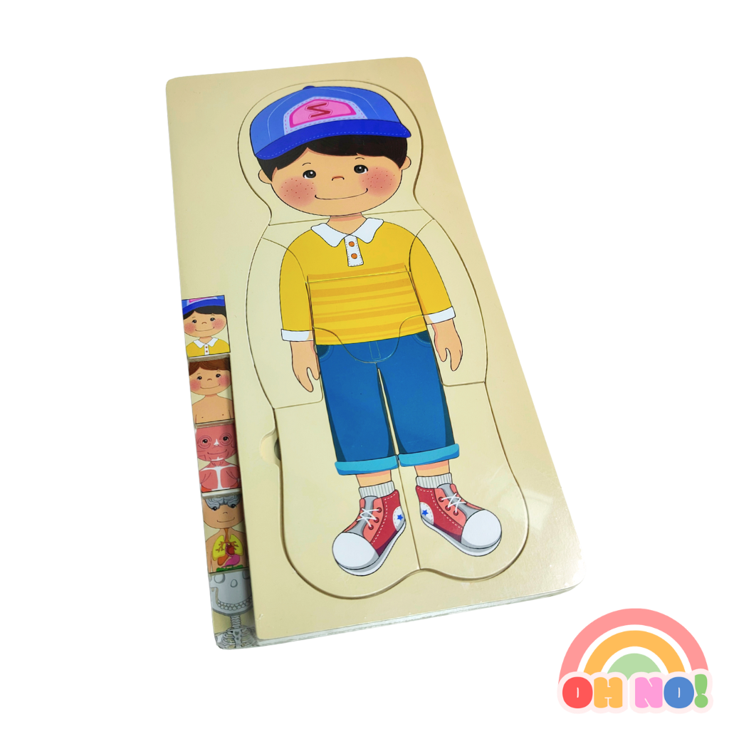 Puzzle Cuerpo Humano ¡OH NO! 🌈